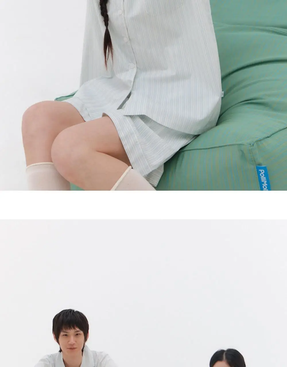 [곽민경 PICK] 오프아워 타이드리듬 치즈폼 반팔 잠옷 세트 (M / L / XL) 상세페이지 13